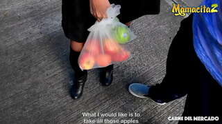 VLEES MARKT - Moon Castle - Sexy Colombiaanse Stoten En Neukt Hard Met Alex Moreno